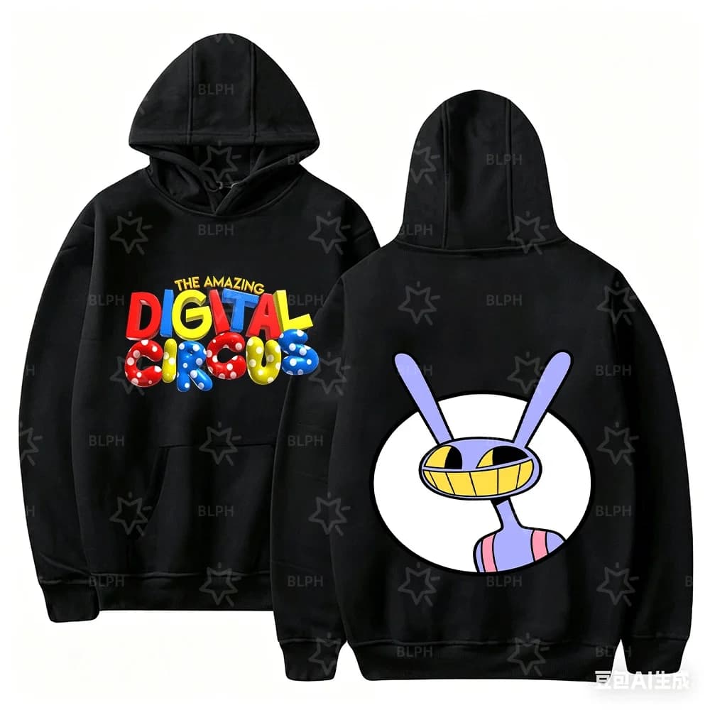 Cute Cartoon Bunny Family Hoodies Matching Parent-Child Sweatshirts for Mother Father and Kids Fashion Casual Pullovers