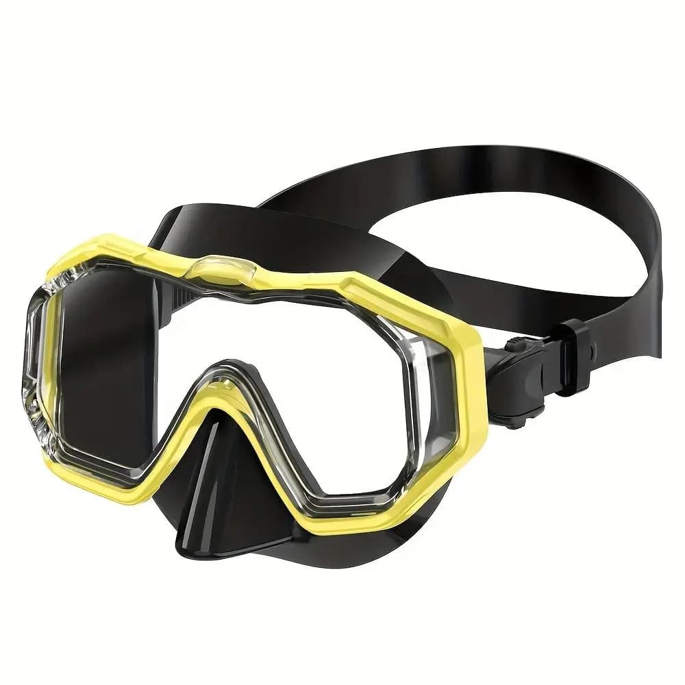 Computer Glass Swimwear with Naso Cover, Children's Underwater Mask, Vivacious Colors, Wide Visual, Snorkeling Eyelets