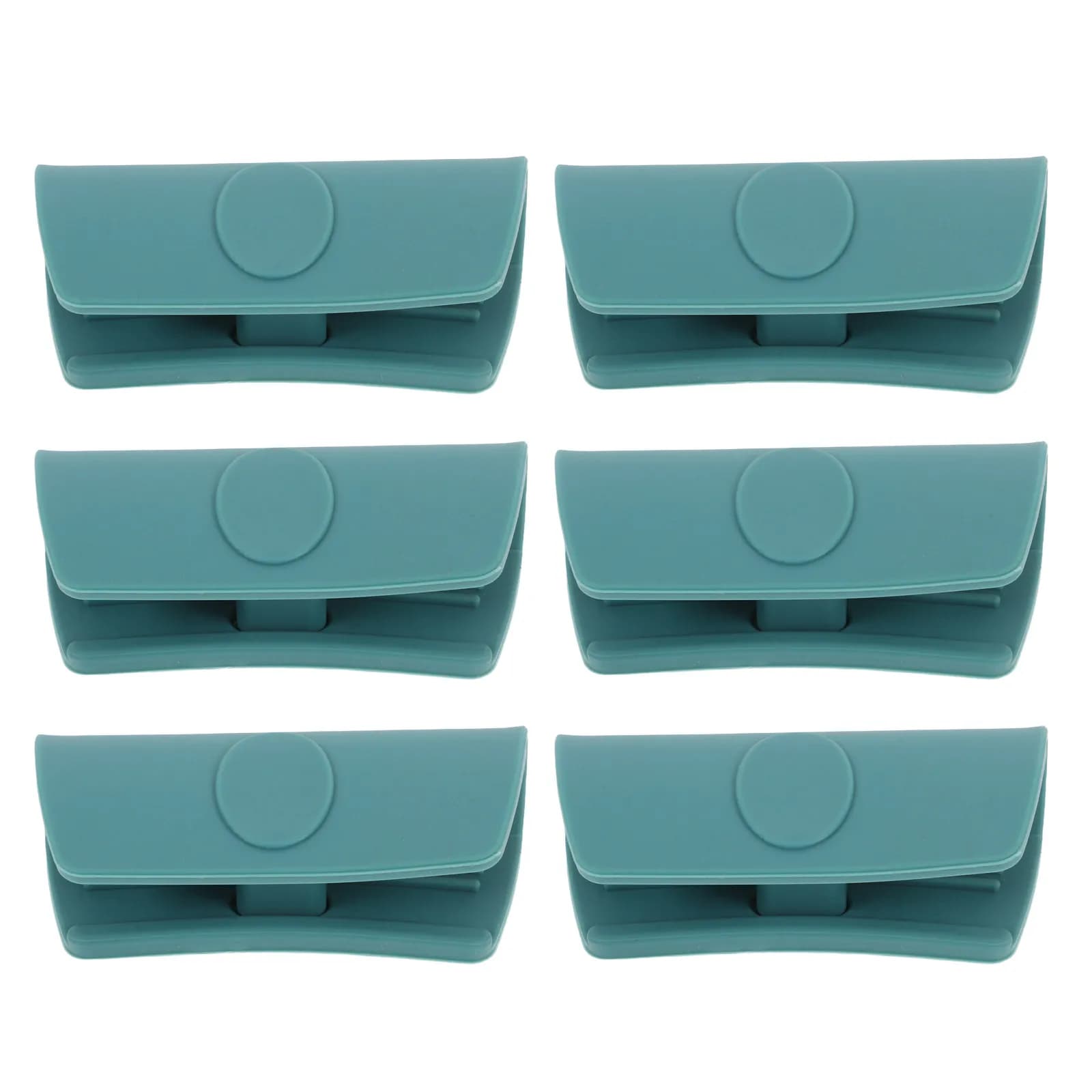 6 Pieces Covers Universal Silicone Handles Heat Resistants Anti-slip for Plates, Pots and Wok