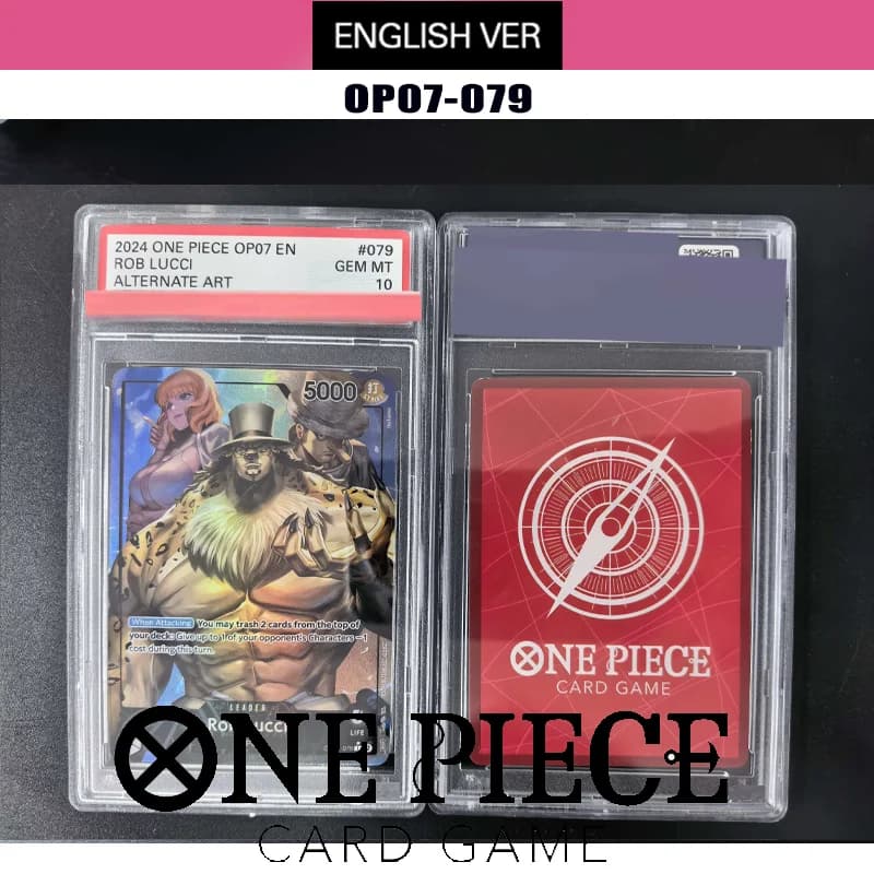 Diy English Rating 2024 One Piece Op07-500 Years In The Future OP07-079 ROB LUCCI ALTERNATE ART Card