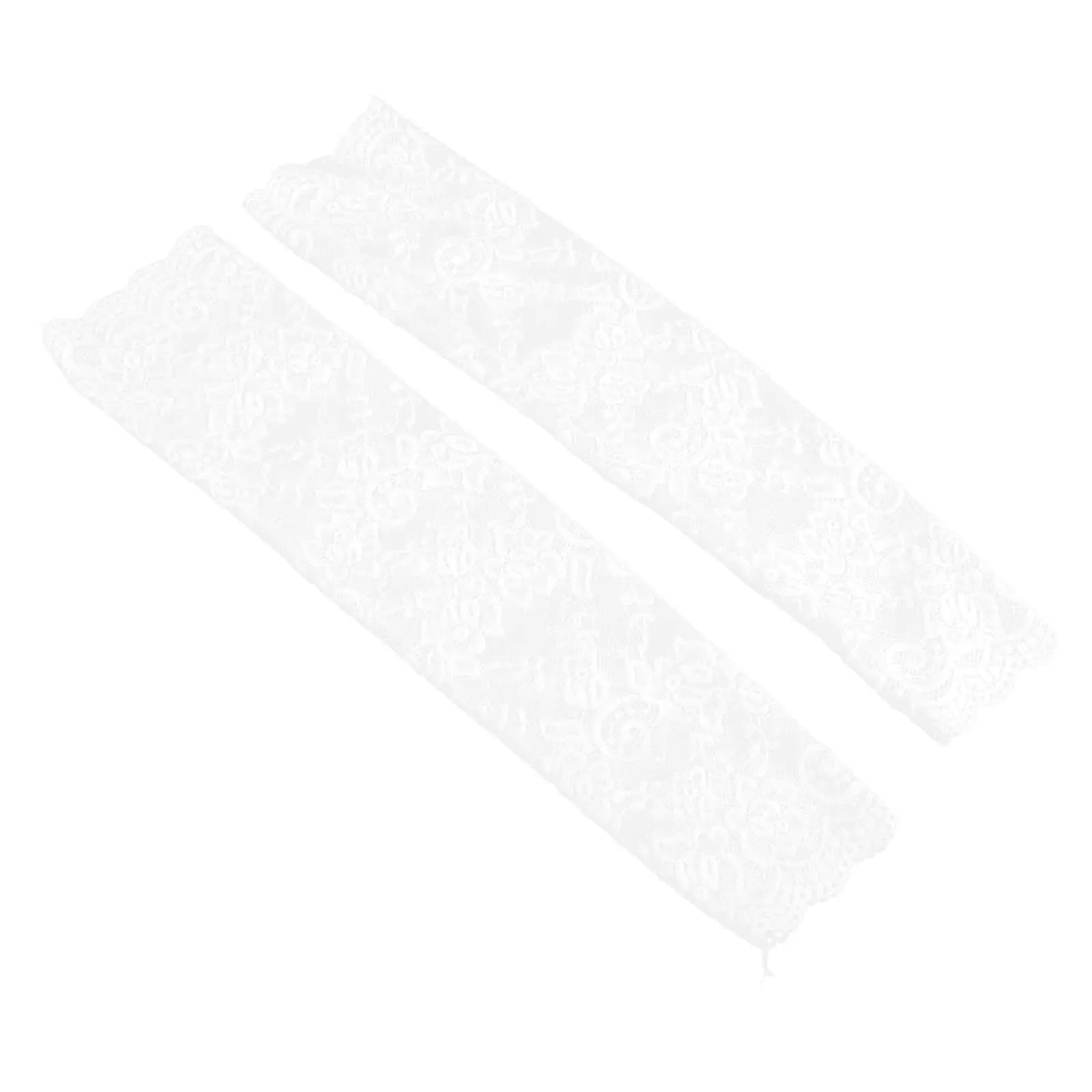1 paio di maniche in pizzo floreale per donna, protezione UV, protezione solare, rinfrescanti, traspiranti, elastiche, per la guida all'aperto