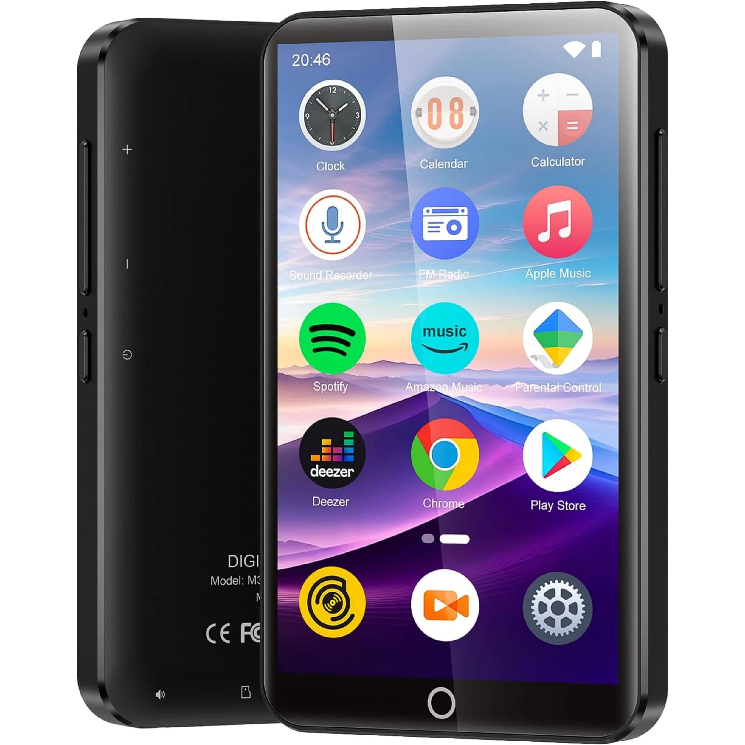 96 GB (32 GB+64 GB) con Bluetooth e Wi-Fi, touchscreen da 4,02 pollici con Spotify, Audible, Deezer, App Store, lettore musicale digitale HIFI