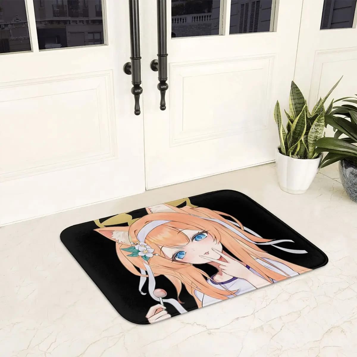 Cesare King Zenless Zone Zero Zerbino Anti-slip Rug Raschiante with sand Kitchen inlet Mats for home balcony