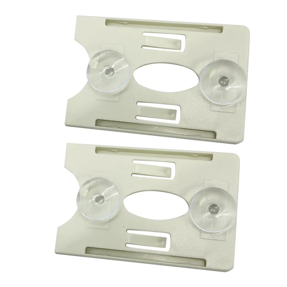 2Pcs Windshield Suction Cup Card Holder Rfid Vehicle Document Organizer Parking Permit Badge Display Car Holder