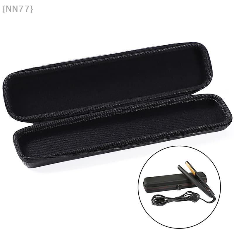 daNo da Portable 1 piece hair plate holder bag - Heat-resistant iron travel case with protective design