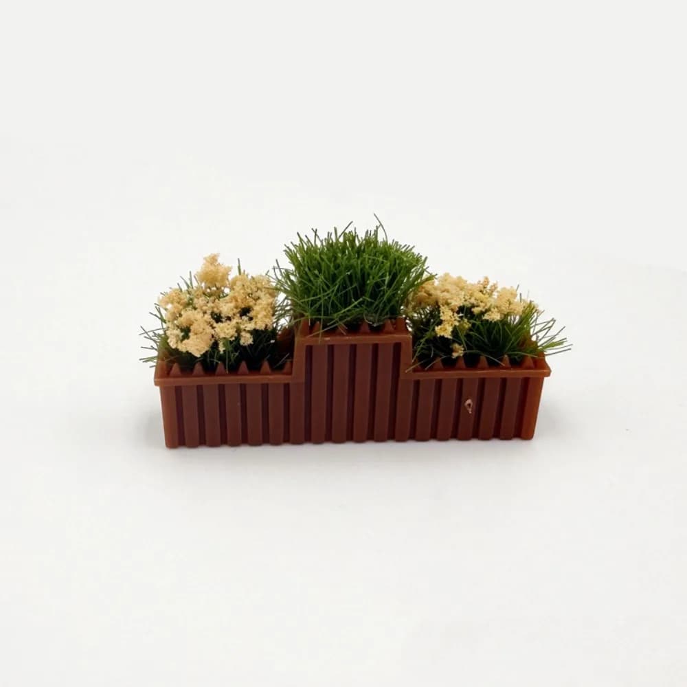 1:12 Scale Dollhouse Simulated Flowers 10 Colors Lifelike Cherry Blossom Flowers Miniature Potted Plants Toys Doll House Decor