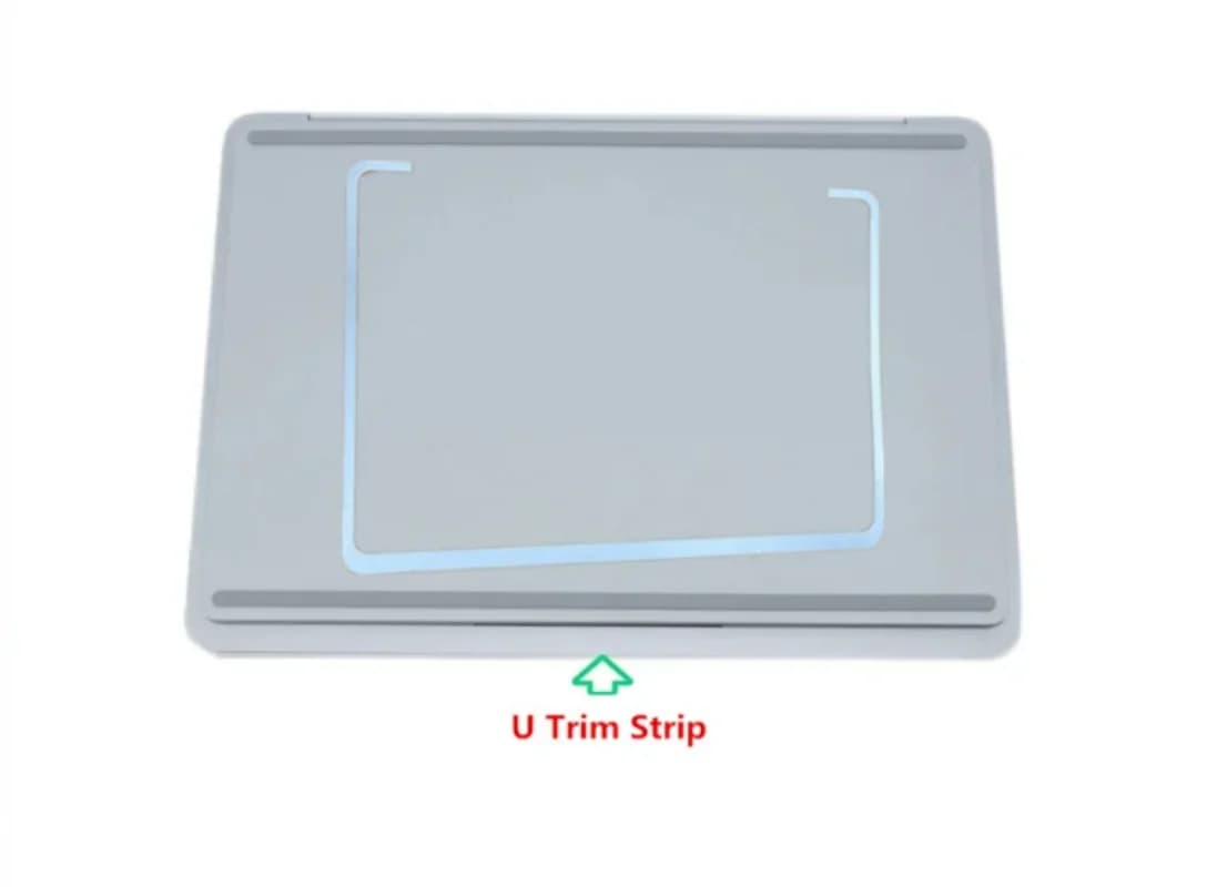 New for Microsoft Surface Laptop Studio 1964 Bottom Case U Trim Strip Tags with Tape silver and Black