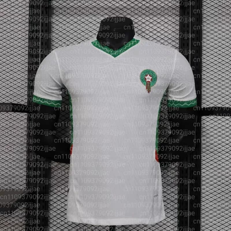 Maglie Nazionali Marocco 2026 Estive (Casa e Trasferta) Stampa 3D - Divisa da Allenamento Diaz Ashraf - Maglia da Calcio Genitore-Figlio