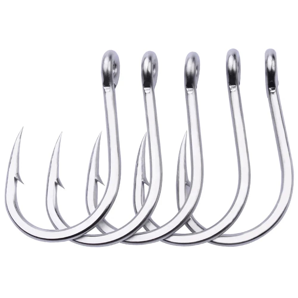 Gancio da pesca in acciaio inossidabile per pesca in mare con gancio di ancoraggio spinato resistente alla corrosione dell'acqua di mare
