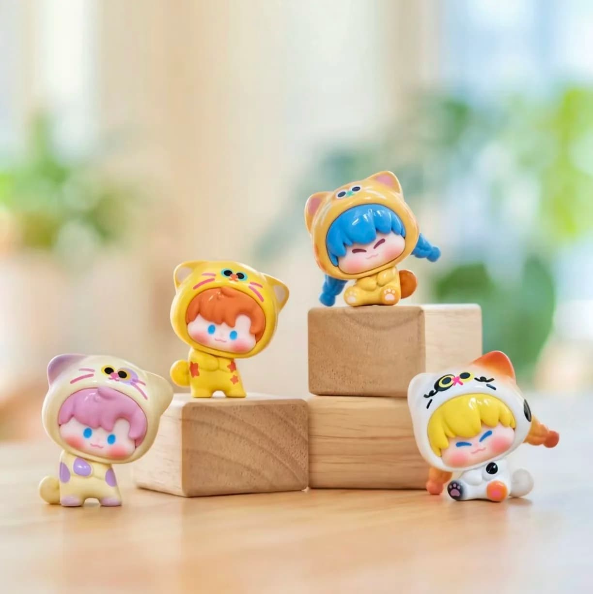 Disponibile - Yuta Toy Blind Box: Statuetta a Tema Gatto Carino, Mini Ornamento da Collezione per Scrivania e Decorazione Domestica per Collezionisti Adulti