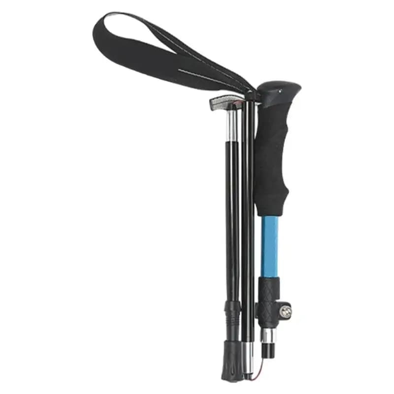 Trekking sticks support for balance foldable trekking sticks equipment for backpacking 5-section Trekking sticks Compact Trekking sticks for