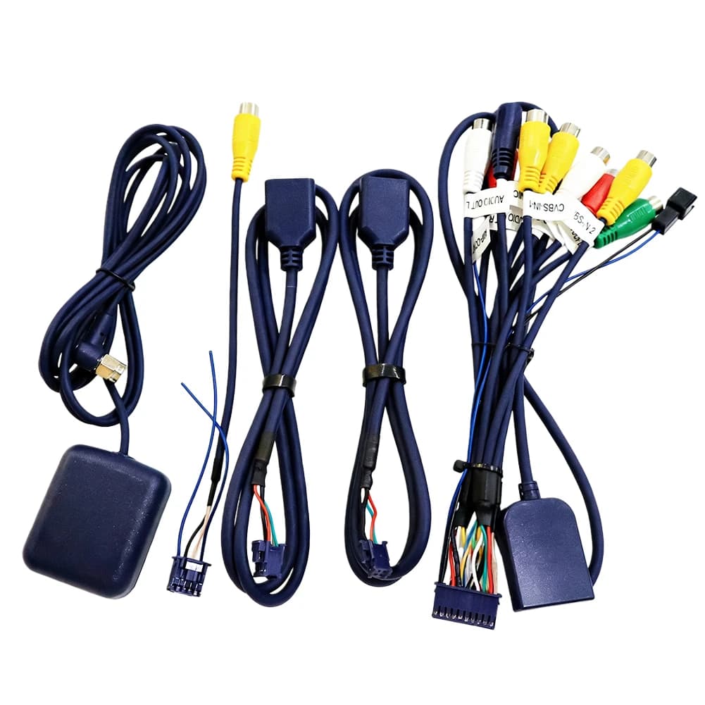 Cavo video USB per display retrovisore di navigazione Android compatibile con slot per scheda SIM, adatto alla maggior parte delle auto