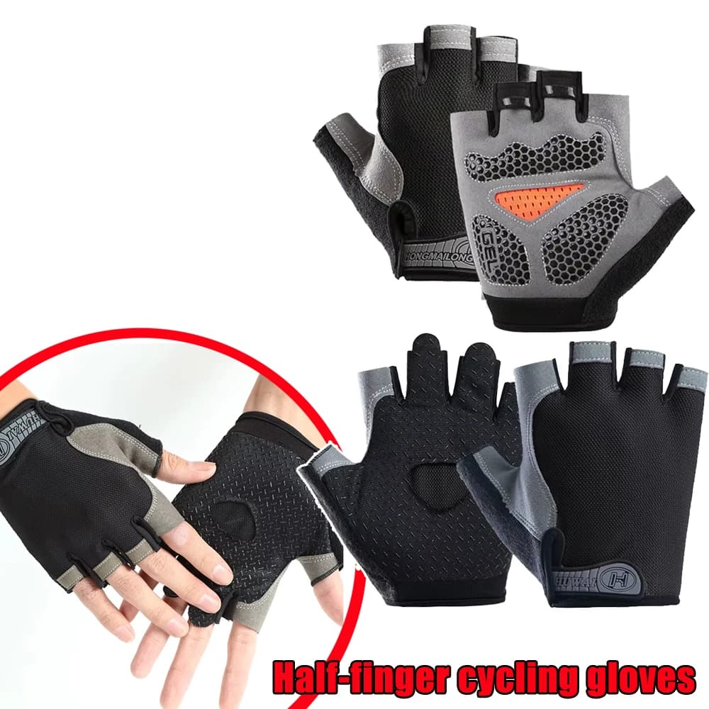 Women's Anti-slip Cycling Gloves Mid-Swan Women's Breathable Anti- Shoe Resistant Exercises for Bike Sports Gym Training