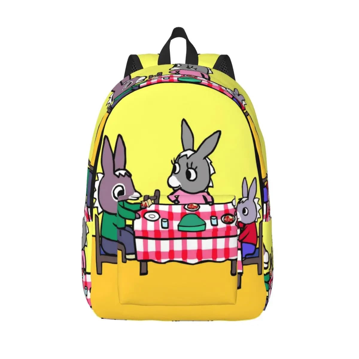 Trotro Cartoon Backpack for Preschool Kindergarten School Student French Anime Bookbag Boy Girl Kids Canvas Daypack Outdoor