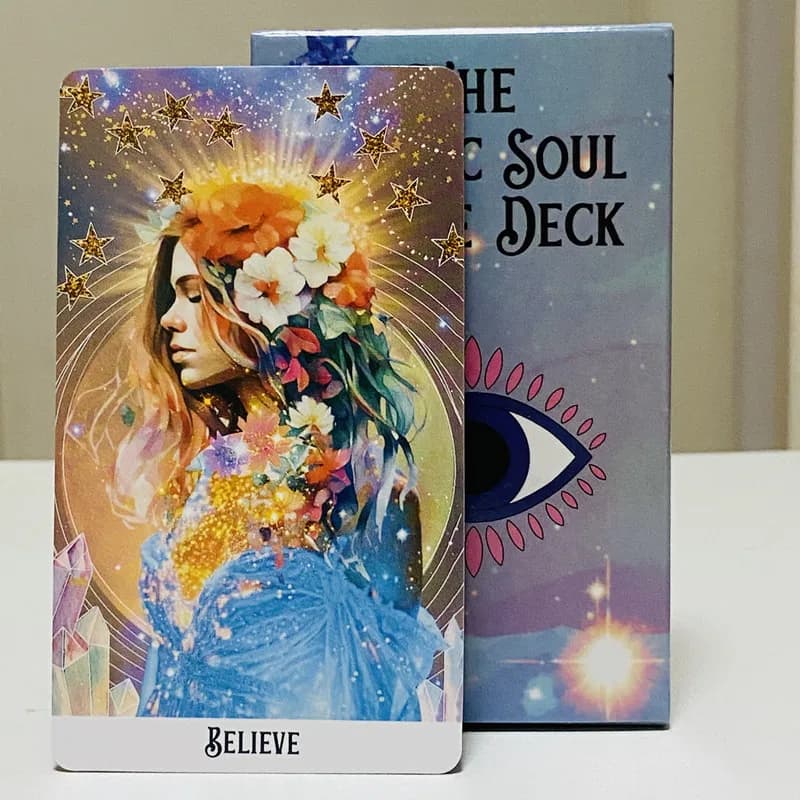 The Mystic Soul Oracle Deck 60 carte English Divination Edition Deck Borad Games Tarocchi per autodiflessione e guida