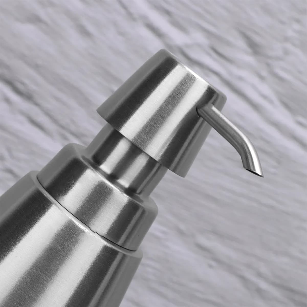 Dispenser a Pompa per Liquidi, Bottiglia per Conservazione Sapone, Design Elegante per Casa, Ufficio e Uso Pubblico, Ricaricabile e Facile da Pulire