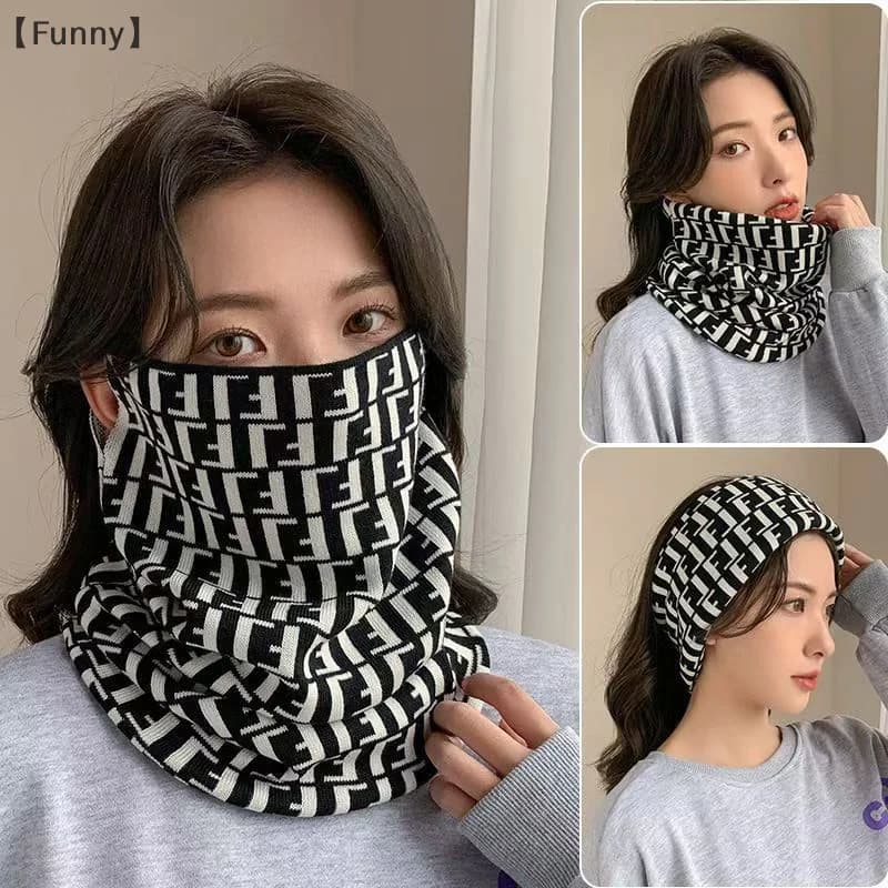 maveraFunnymaschera antivento autunnale e invernale Copri collo da ciclismo Collo integrale Protezione dal freddo Sciarpa maschera calda