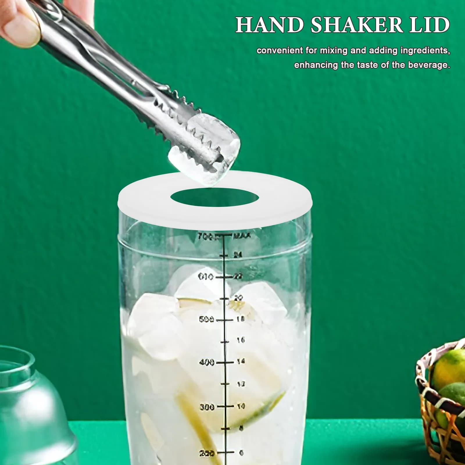 Spill Proof Shaker Lid Replacement for Tumbler Cups Reusable Anti Splash Cup Cover PP Material for Lemon Tea Milk Tea Cocktail