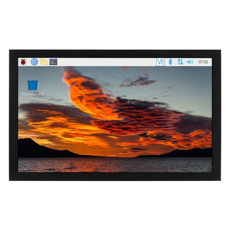 Per Raspberry Pi Display da 7 pollici VGA HDMI AV Monitor LCD multi-interfaccia per schermo di sorveglianza del computer PC