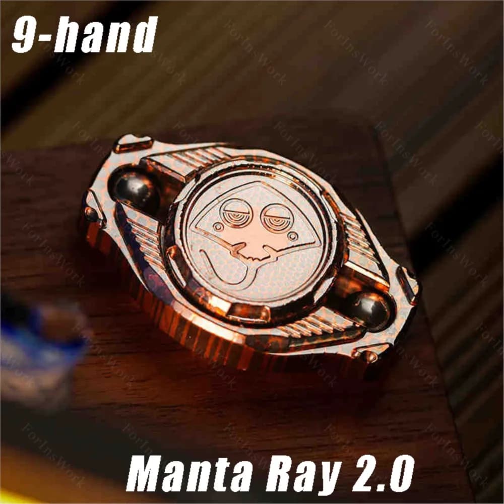 9 Mano Manta Ray 2.0 Fidget Spinner Giocattolo antistress Giocattoli per dita per adulti
