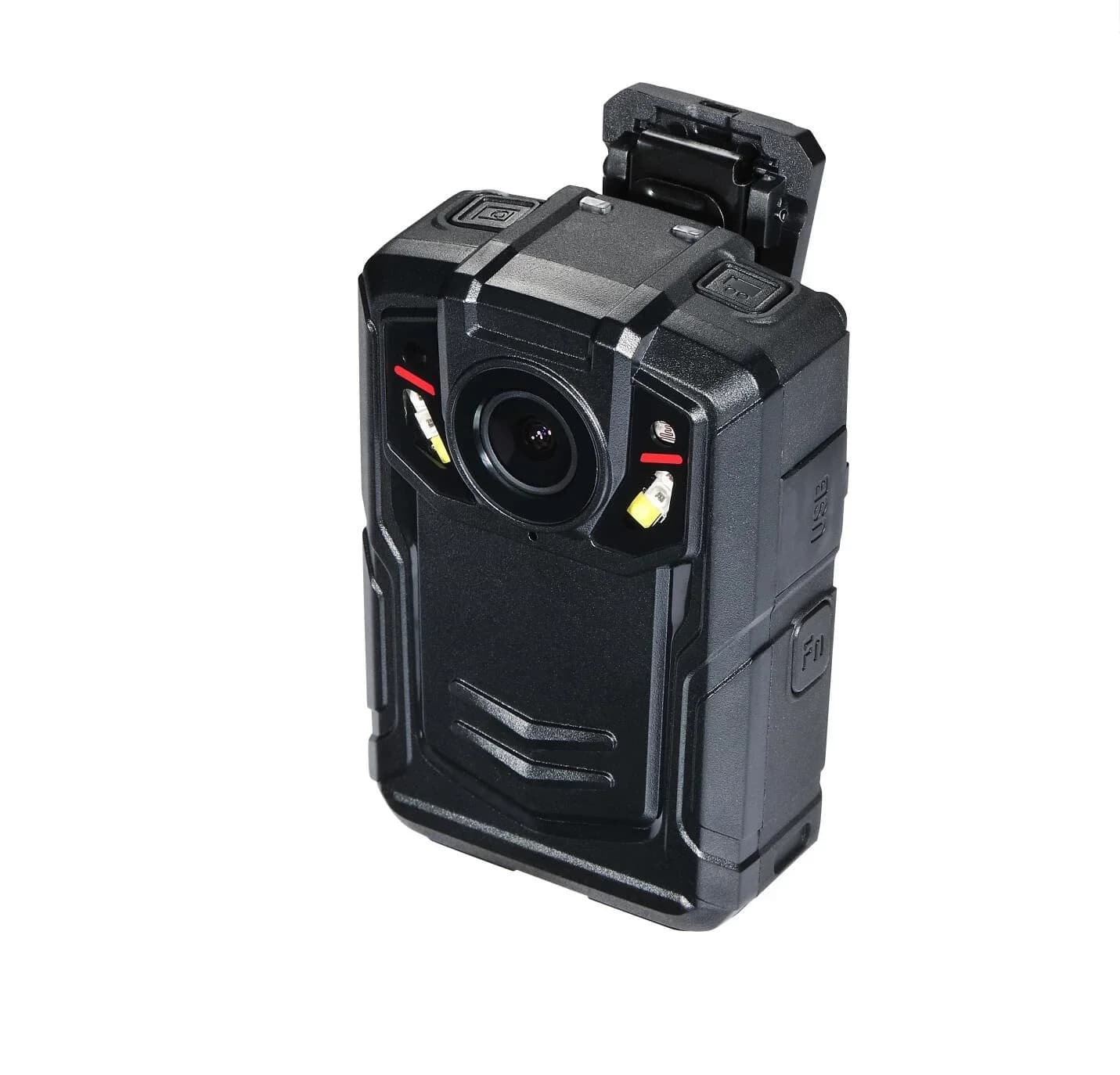 Telecamera Indossabile di Sicurezza H.256 GPS Wireless HD 1512P 4G con Video Live EIS e Telecamera Esterna per Guardie