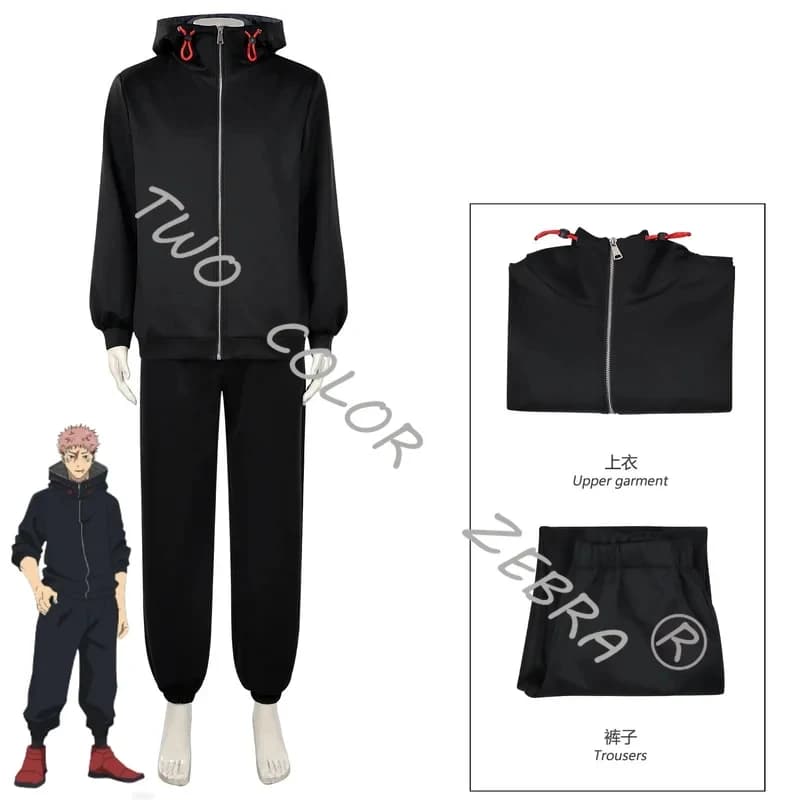 Costumi Cosplay Anime Jujutsu Kaisen: Choso, Yuji Itadori, Zenin Naoya, Geto Suguru - Set Completo Kimono per Performance