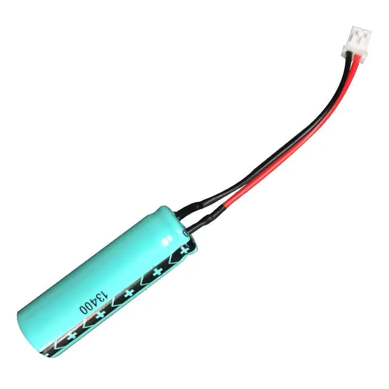10 pieces. Lithium battery 13400 from 3.7V 300mAh for direct supply, for bubble machines, electric brushes and other devices.
