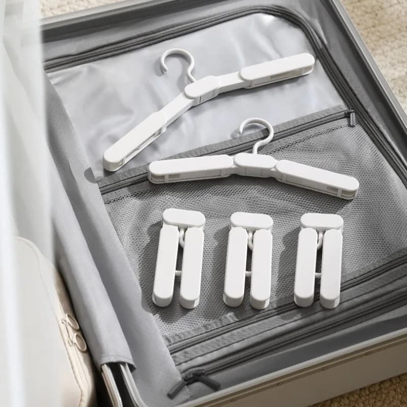 5 pcs/set Outdoor Travel Foldable Hook Portable Anti-slip Business Travel Dresses Home Space Saving Laundry