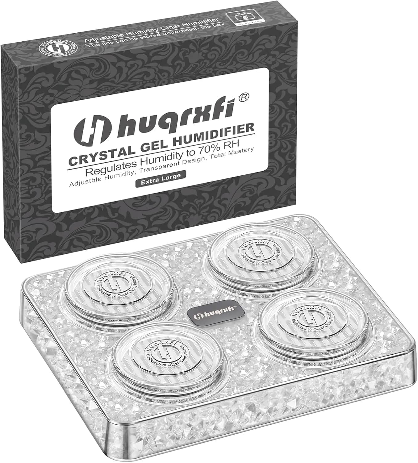 Cigar Humidifier, Pre-Filled Cigar Crystal Gel Humidifier, Suitable for Cigar Humidors and Cabinets