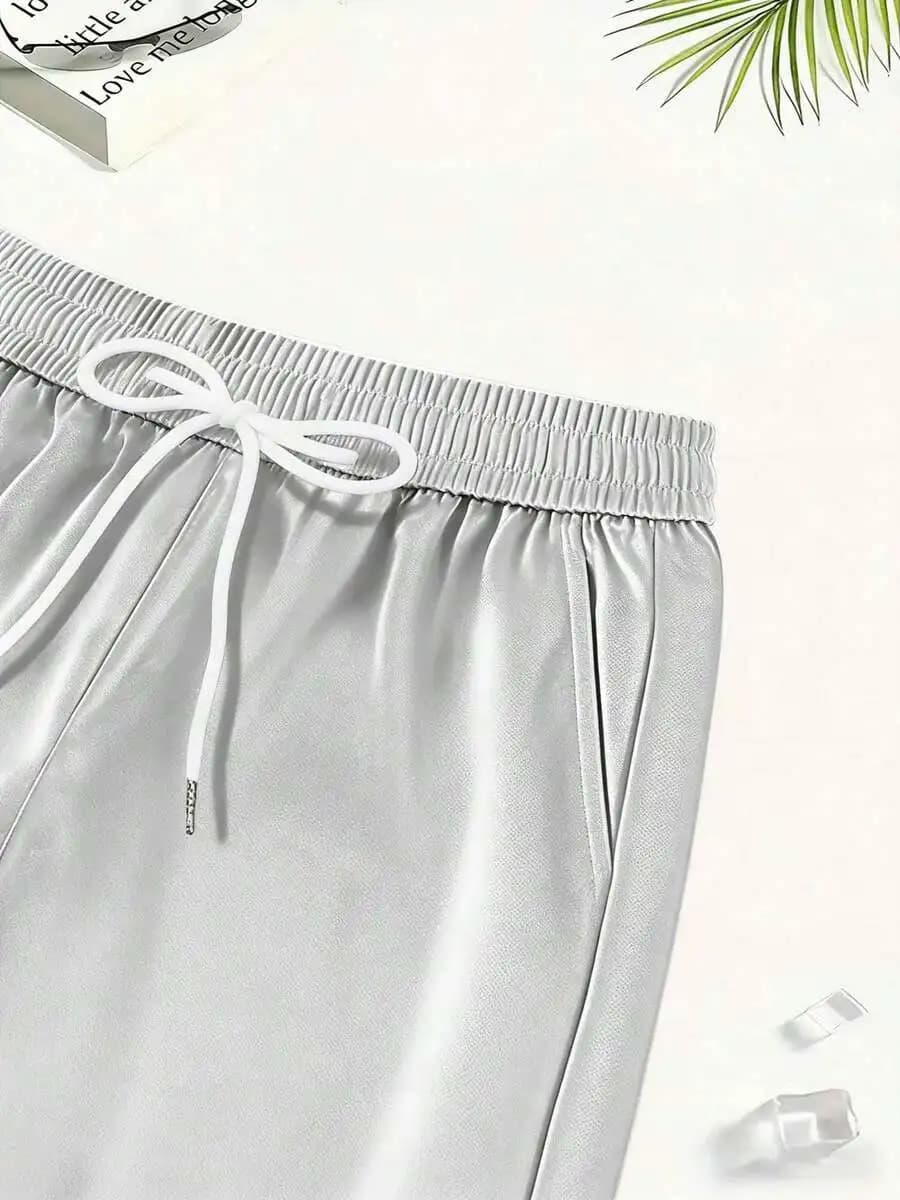 Mens Casual Beach Shorts Quick Dry Lightweight Drawstring Waist For Summer Outdoor Activities