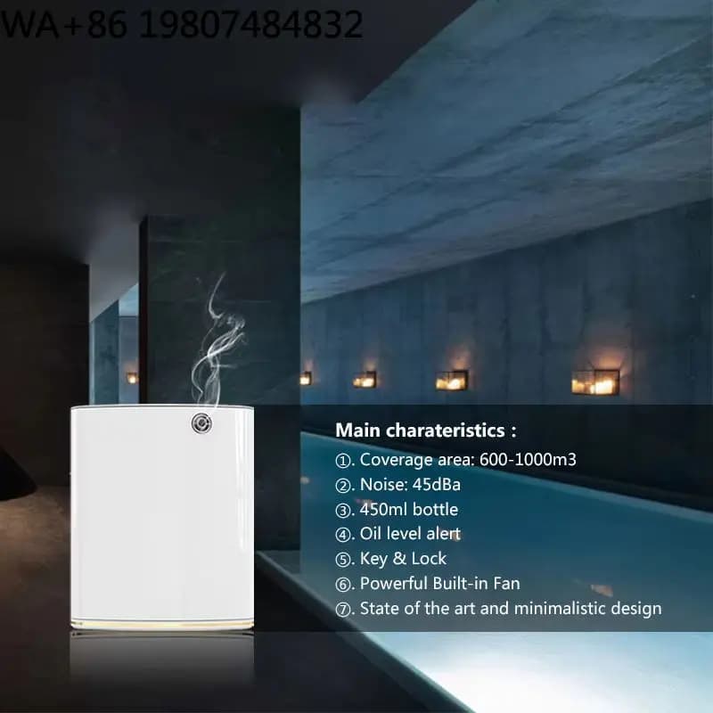 Wifi App Controlled Waterless Scent Diffuser Multifunctional Fragrance Sprayer Air Freshener For Hotel Custom Decor Scent