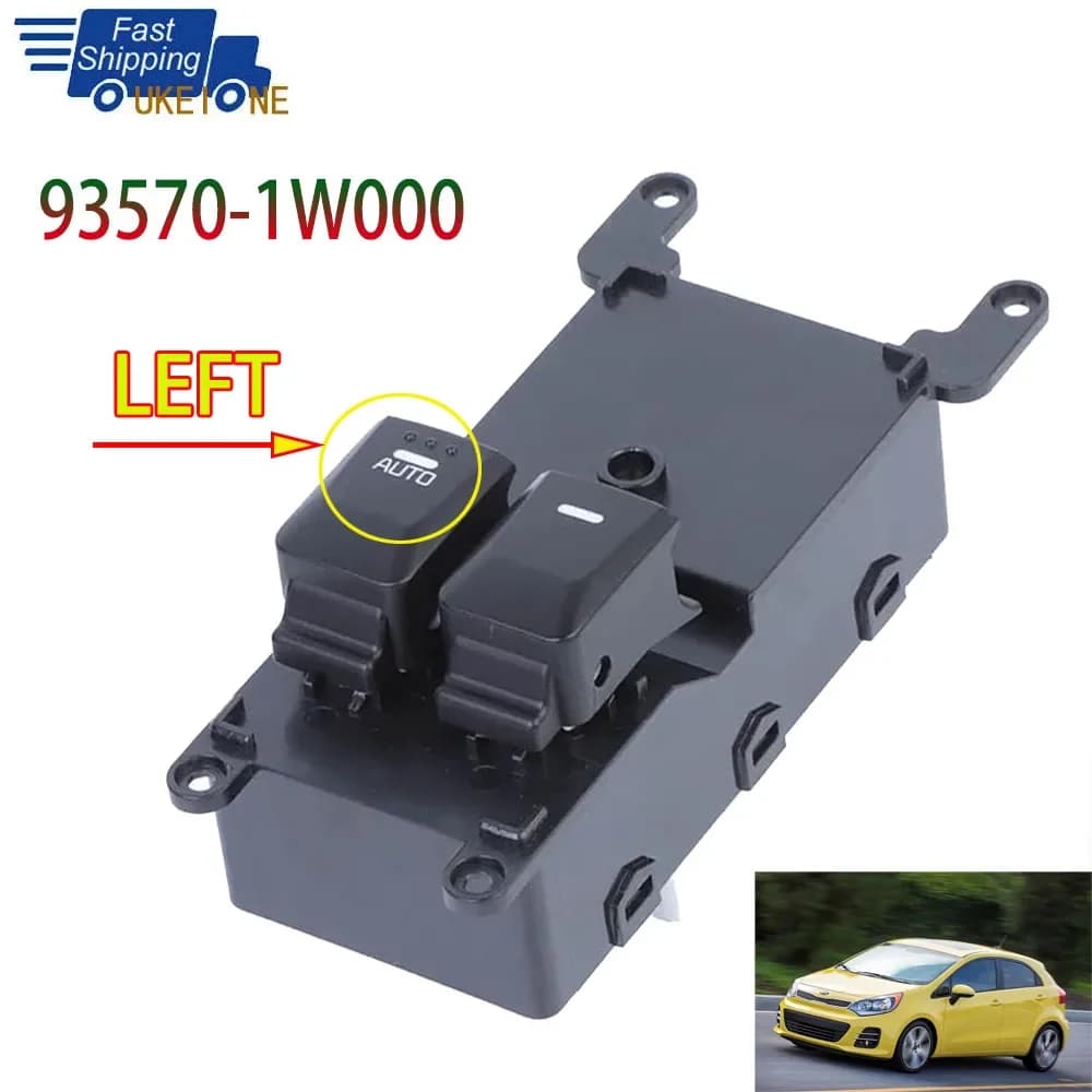 Accessori per auto interruttore alzacristalli per Kia Rio III (UB) 2012 pulsante di controllo alzacristallo elettrico parti muslimate