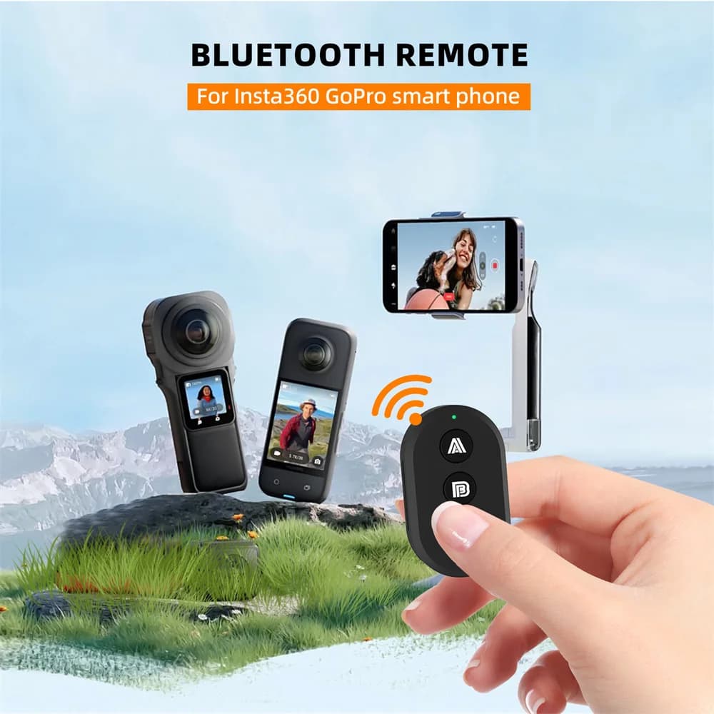 NUOVO Telecomando Bluetooth Wireless con Cinturino da Polso per Insta360 X2/3/4/Go3/S/ACEpro/ACE GoPro 13/12/11/10/9/8 Action Camera