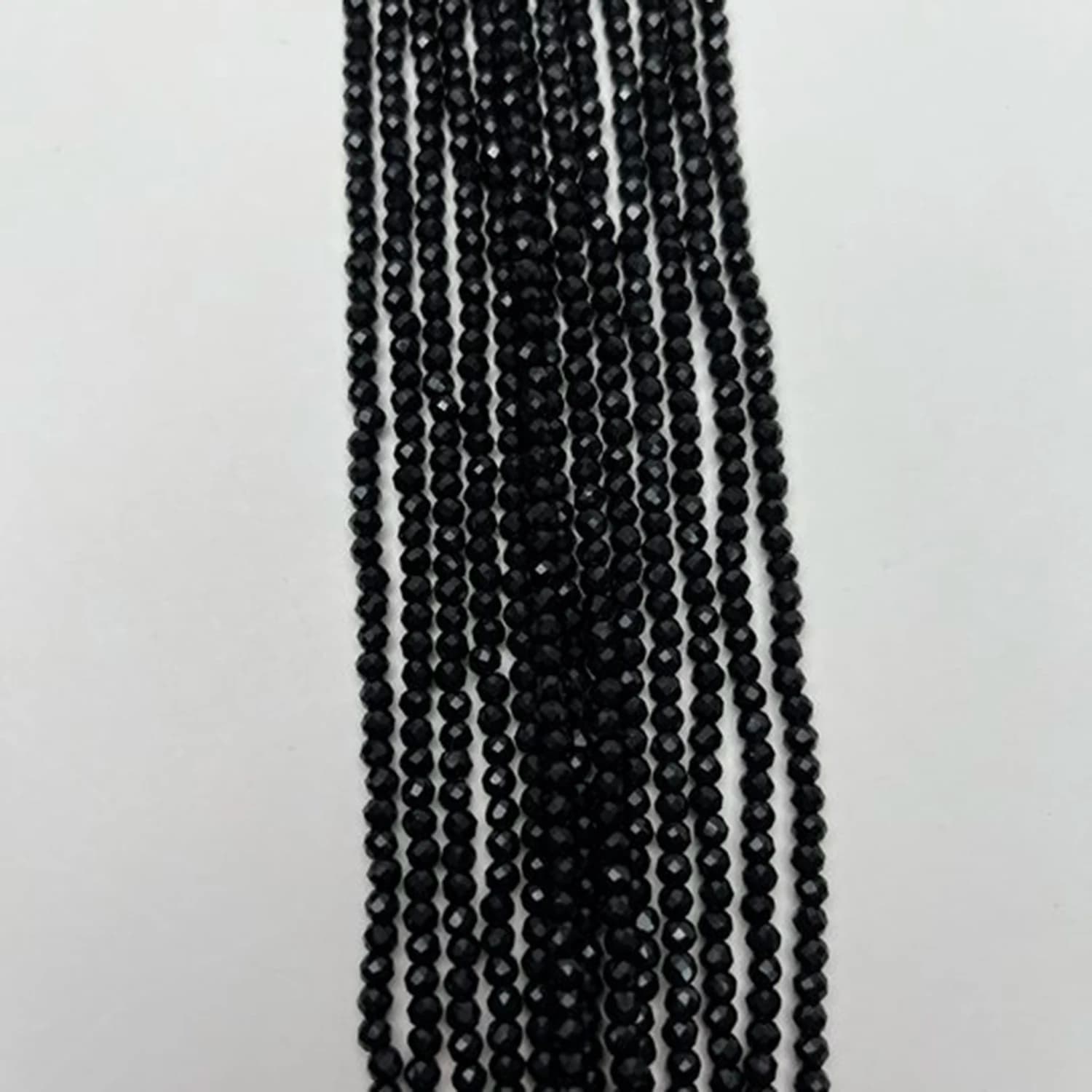 Natural 3mm 5pcs Black Stone Spinel Small Round Beaded Jewelry Make DIY Necklace Bracelet Accessories Charm Wedding Gift