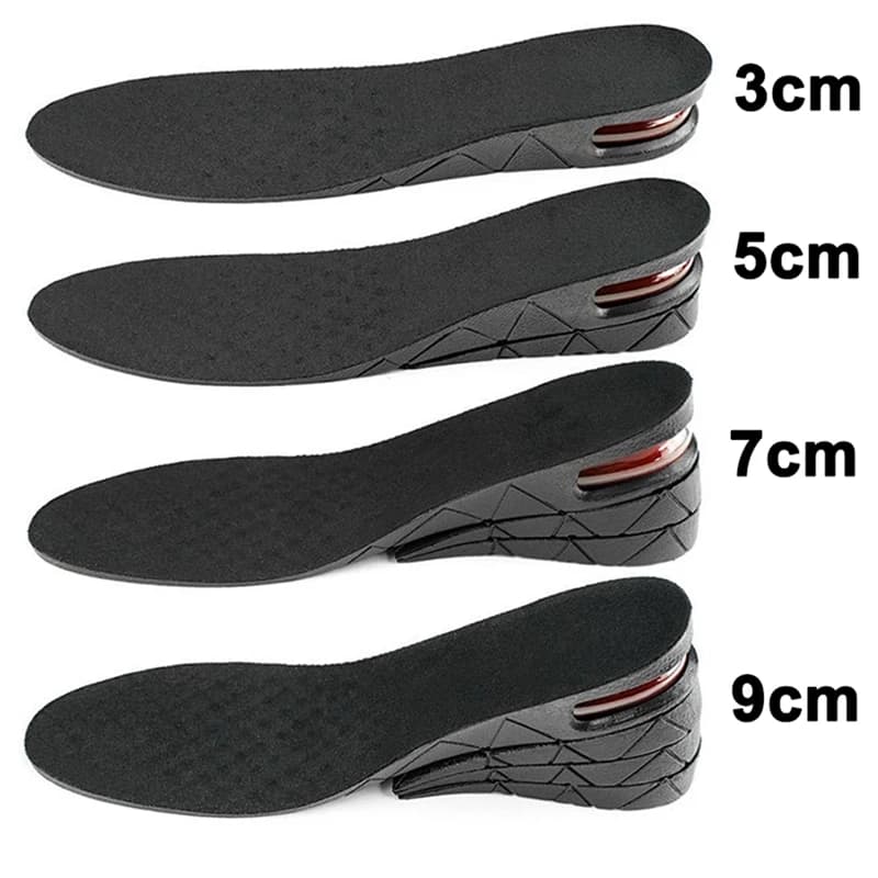 1 pair of soles for height increase for the feet 3 cm 5 cm 7 cm 9 cm shoes variable height soles man woman cushioning for shoes