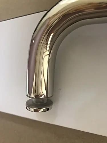 24 Inch Chrome Single Towel Bar For Frameless Shower Door, 1/2 Inch Mounting Hole