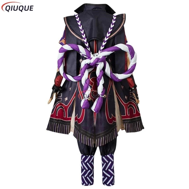 Arataki Itto Cosplay Costume Wig Full Set Role Play Clothing Unisex Outfits