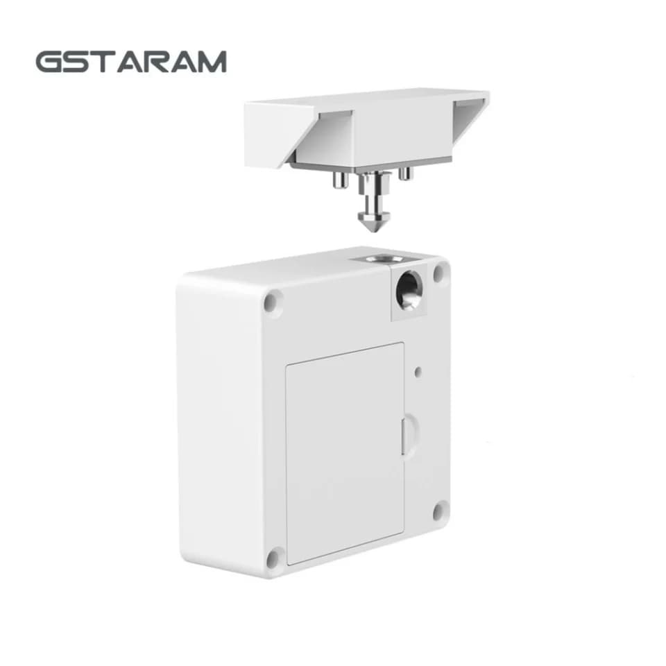 Rfid Lock Wifi Smart Rfid Lock Wifi Smart Electronic Drawer Lock ABS bianco non punzonatura serrature invisibili