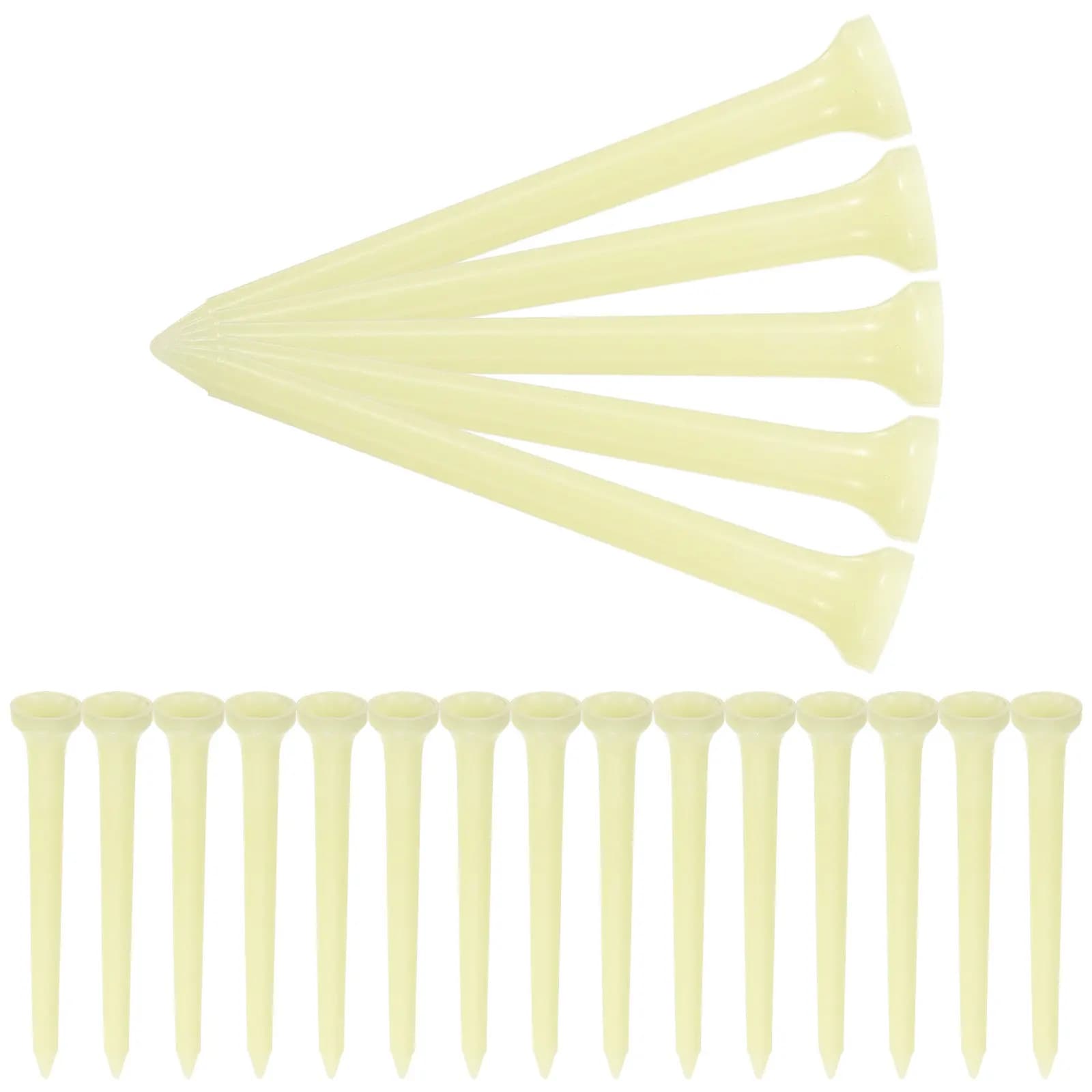 20 Pezzi Tee da Golf Alti in Plastica, Durevoli, Colorati e Facili da Vedere, Supporti per Palline da Golf, Accessori per Golf