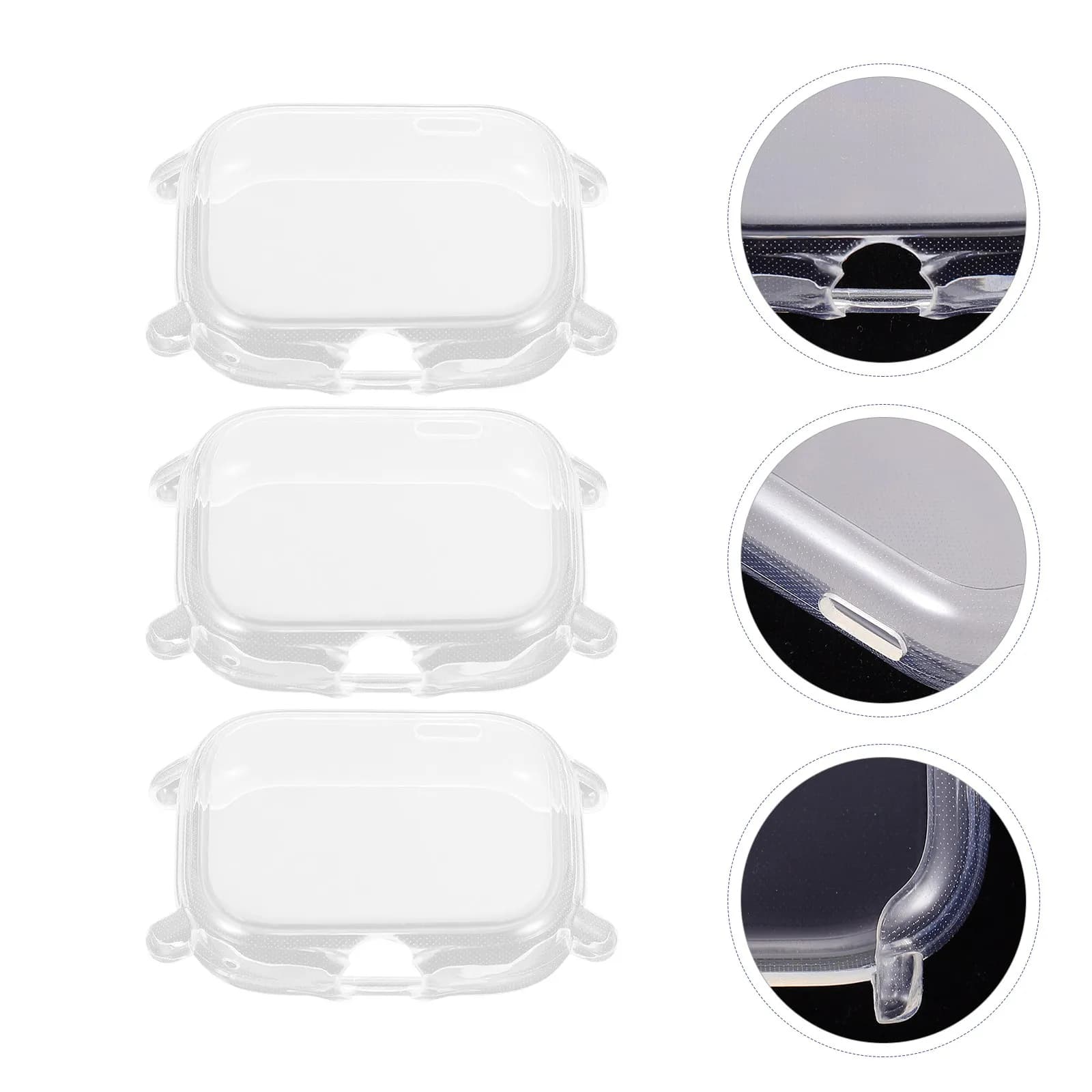 Custodia protettiva per smartwatch in TPU da 3 pezzi, finitura galvanizzata, leggera e resistente alle cadute, compatibile con orologi compatibili