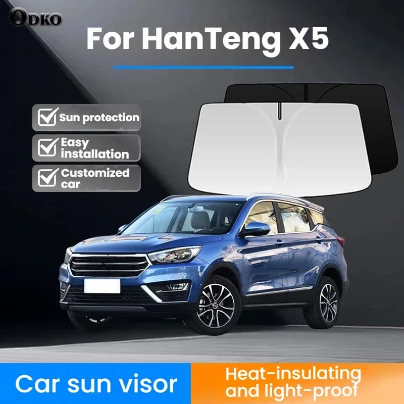 Accessori Interni per HanTeng X5, Parasole per Parabrezza Anteriore 1 Pezzo, Protezione UV Personalizzata, Isolamento Termico
