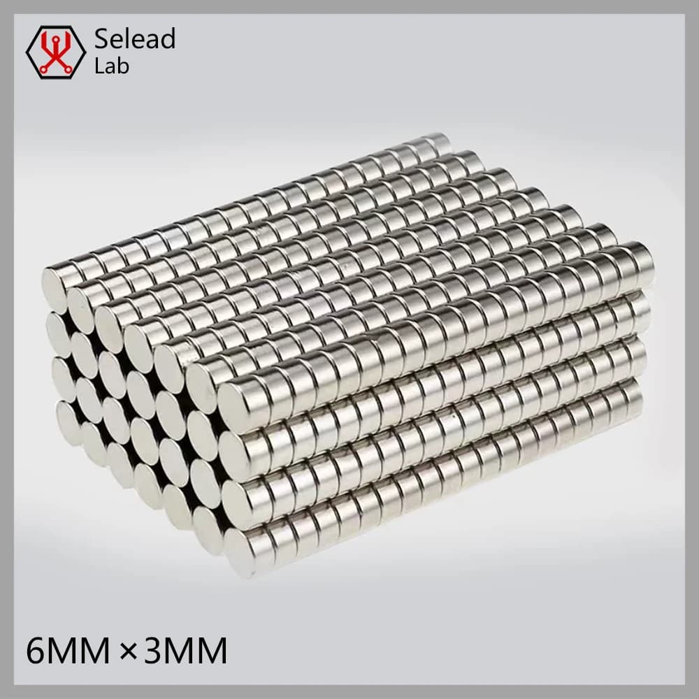 Seleadlab Voron StealthChanger 100 pieces 6×3mm 6*3mm Round Magnets Standard 3D Printer Voron 2.4 Trident