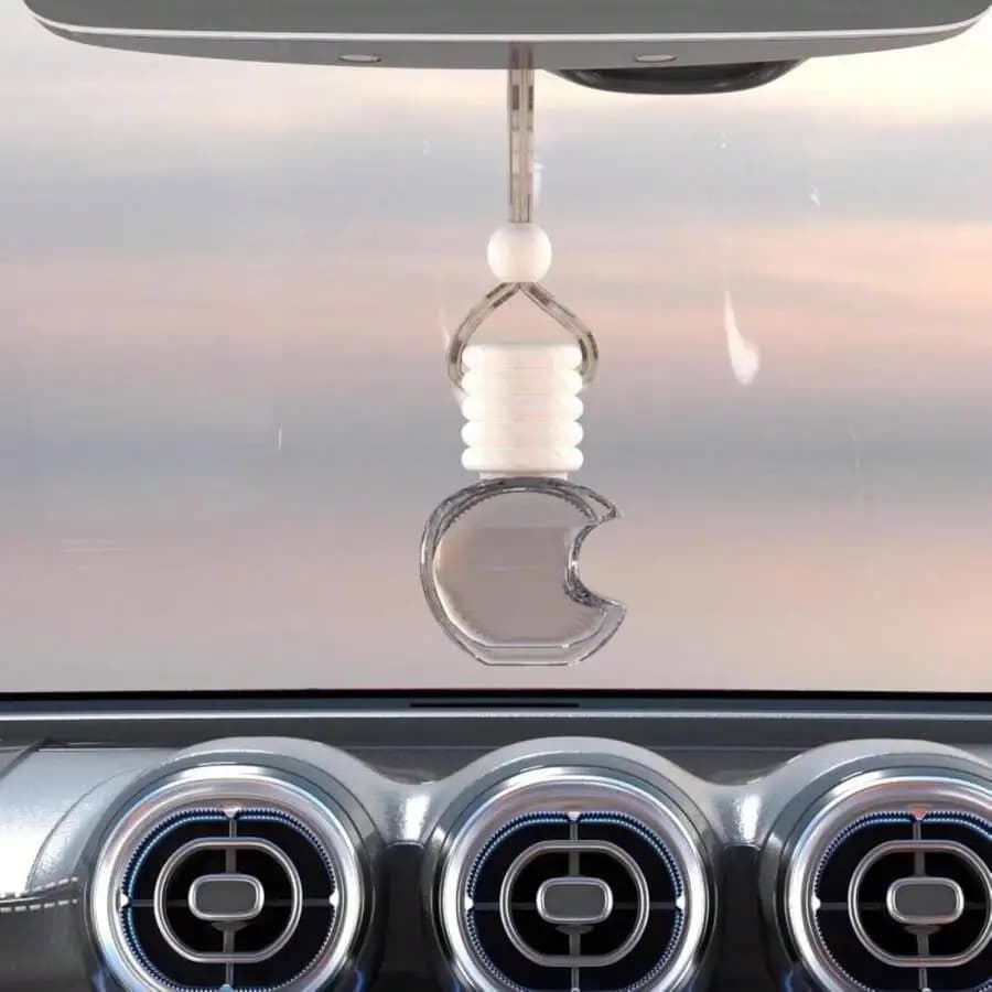 Couslcd 5 Pezzi Deodorante per Auto da Appendere, Decorazione Interna Auto, Diffusore di Olio Profumato da 8 ml