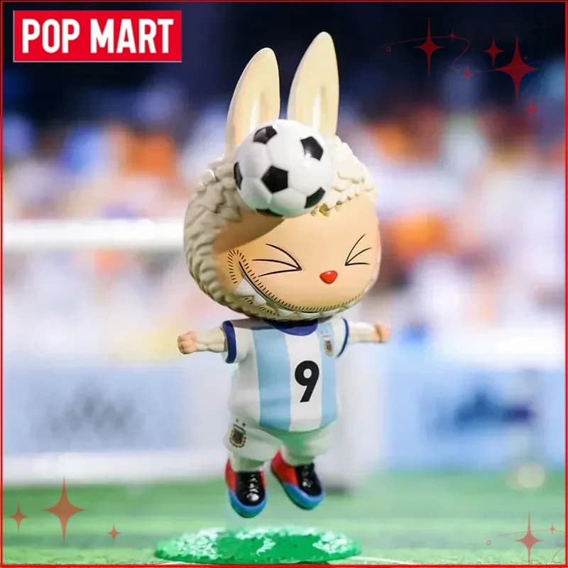 POP MART Labubu THE MONSTERS ASOCIACION DEL FUTBOL ARGENTINO Series Blind Box Toys Anime Figure Surprise Mystery Box Dolls