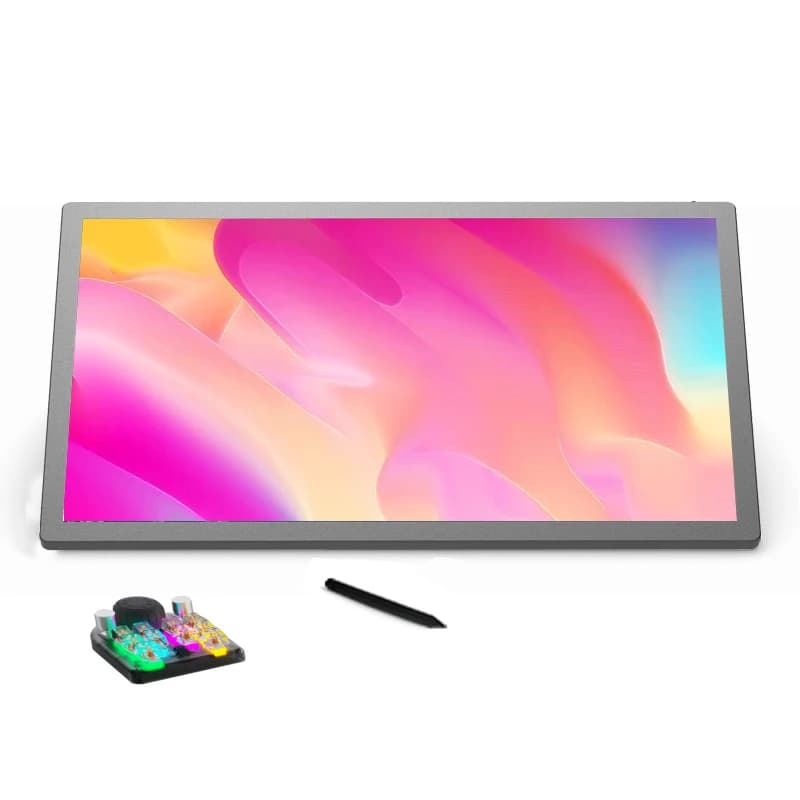 Monitor LCD Touch Screen da 21,5 Pollici con Porta USB-C, Tavoletta Grafica per Disegno