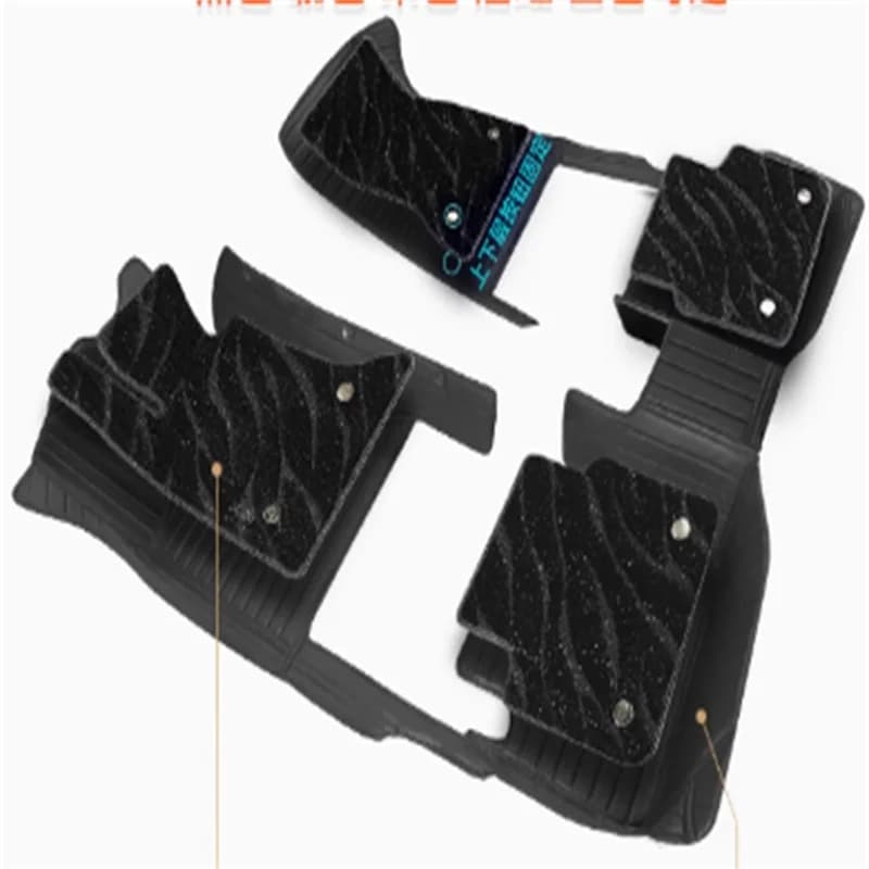 5D Custom Car Mats for Toyota Land Cruiser 100 200 300 Car Mats Double Layer Feet Coche Floor Covers