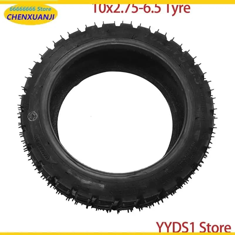 10x2.75-6.5 Tubeless Off-road Outer Tire: 10 Inch Repair Part for Speedway 5 & Dualtron 3 Electric Scooter