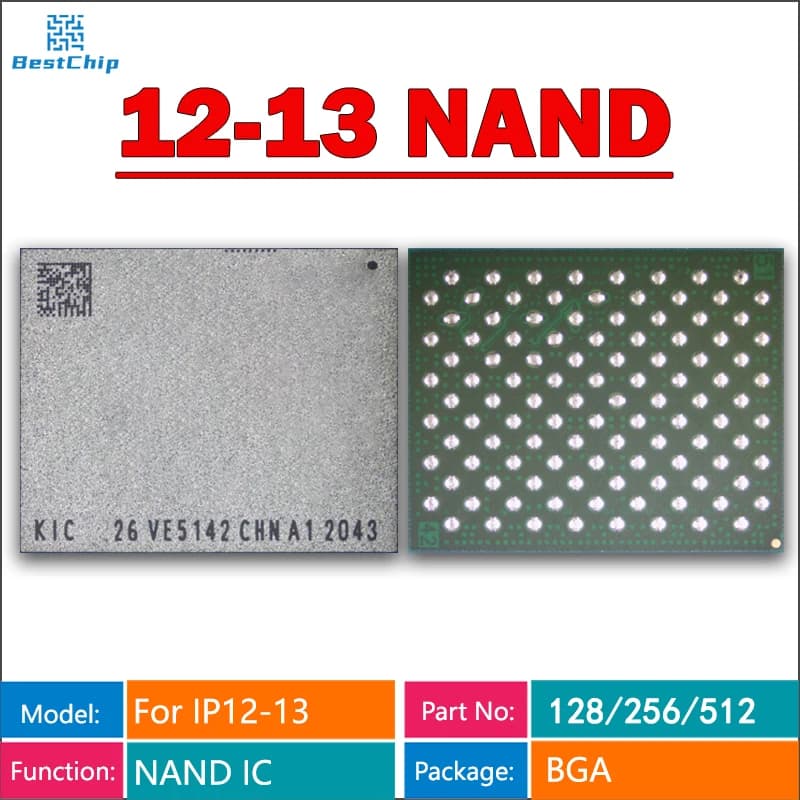 64GB 128GB 256GB 512GB 1TB HDD Nand Chip IC di memoria Flash per iPhone 12 13 Serie 12Pro/Max/Mini 64G 128G 256G 512G