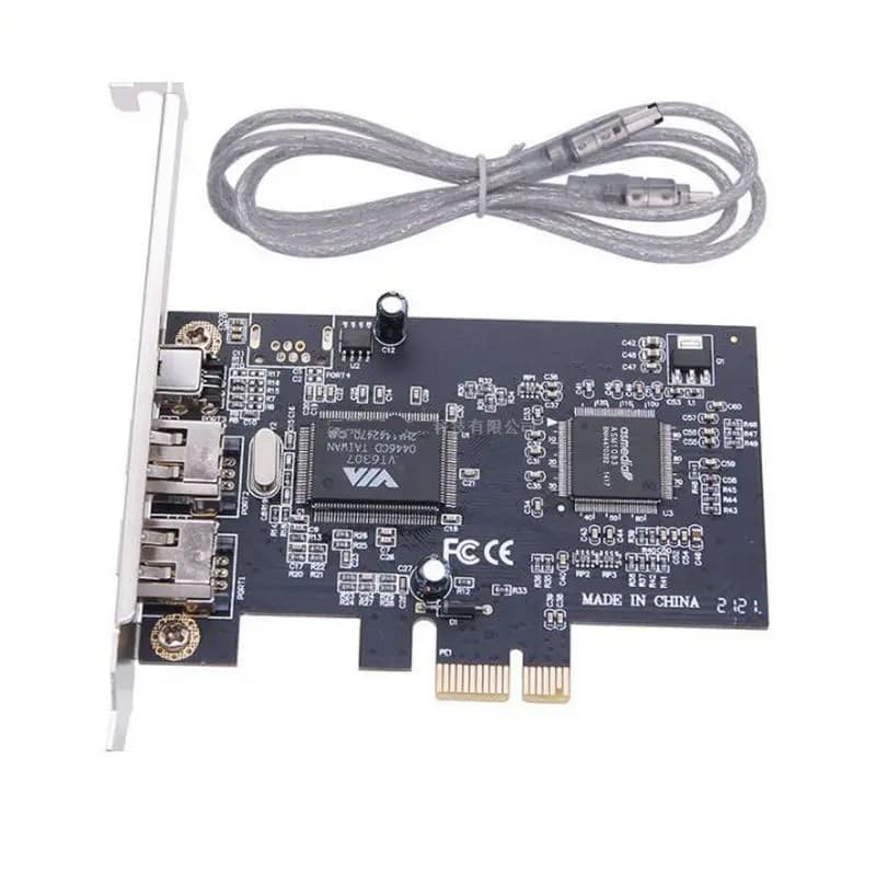 Scheda PCIe 1394 DV HDV HD acquisizione video PCIe 1394 A B scheda FireWire da 1394 A pci-e 1X per Desktop