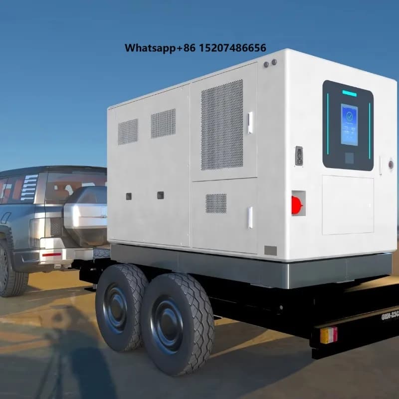 158KWH Mobile Energy Storage Ev Car Power Bank Charging Station Portable Power Station for Electric Car